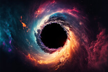 Black Hole Space Background