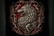 werewolf heraldry crest seal