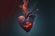 © Михайло Мєщ - heart in fire