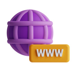 Wall Mural - 3d globe icon