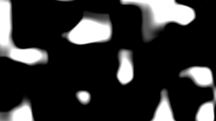 Poster - Black and white waves. Computer generated 3d render