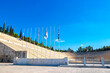 Famous Panathenaic Stadium of the first Olympic Games Athens Greece.