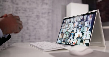 Poster - Video Conferencing In Office