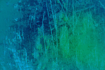 Wall Mural - vintage blue green grunge texture backdrop background overlay