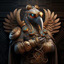 Ancient Egyptian Mythology. Horus, 
The Ancient Egyptian Mythological God.

