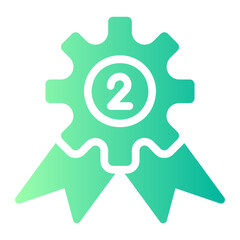 Sticker - second place icon