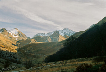  Panorama der Berge im Gran Sasso Nationalpark, Pizzo di Camardaim Hintergrund