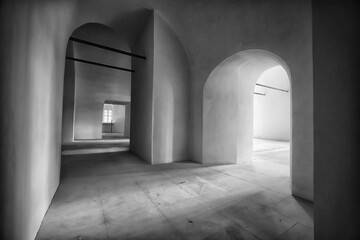  indoor architecture light shadow church black and white interior
