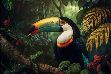 Poster - HD close-up of toucan