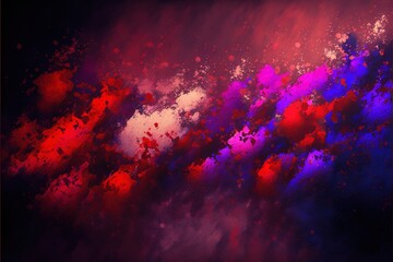 Wall Mural - impressionistic modern oil painting and sparkling wallpaper, color transitions, geometrics, volumetr