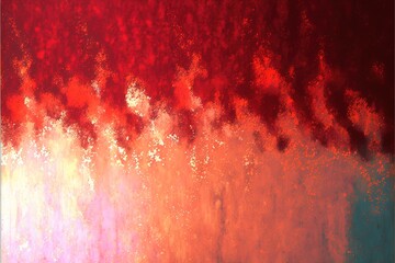 Wall Mural - impressionistic modern oil painting and sparkling wallpaper, color transitions, geometrics, volumetr