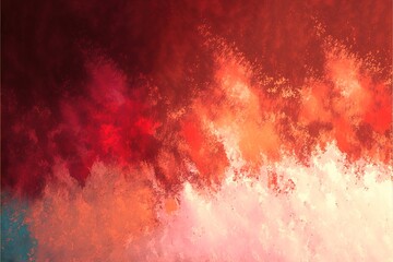 Wall Mural - impressionistic modern oil painting and sparkling wallpaper, color transitions, geometrics, volumetr