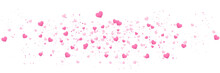 Abstract Pink Heart Background. Mothers Day Background. Valentines Day Background. Romantic Background