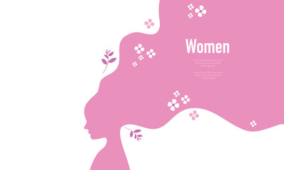 Wall Mural - womens equality day vector illustration background for woman day event