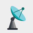 Radar antenna satellite parabolic dish