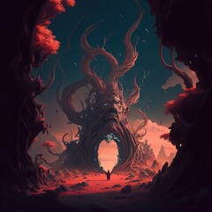  fire in the forest