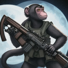 Monkey And Gun #6