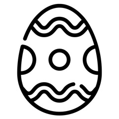 Canvas Print - Easter Egg Icon