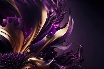 Wall Mural - elegant purple abstract wallpaper, purple background