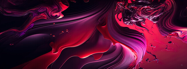 Wall Mural - red, pink and purple abstract wallpaper, panoramic background with red, pink and purple colors