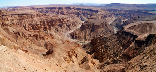 Poster - Desert area of Fish River Canyon, Namibia