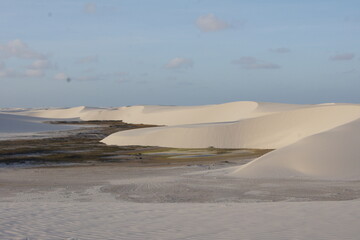 Poster - Dunes in the P. Nac. of Len is Maranhenses, Brazil