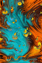 Abstract Marbling Art Patterns As Background