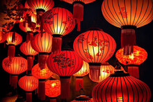 Chinese Lanterns During New Year Festival