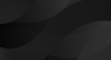 Poster - abstract black vector background with stripes. abstract black gradient background. shiny black textu