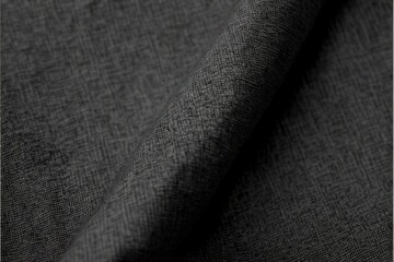  a dark grey fabric with a slight pattern on it's surface, with a slight, slightly - blurred, slightly - blurred background textured background area in the center of the image., generative ai