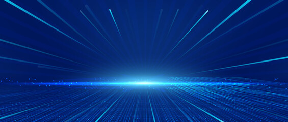 Wall Mural - blue background
