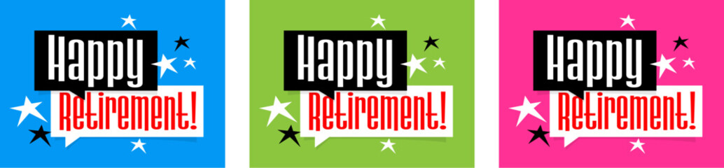 Sticker - happy retirement !