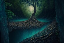 The Roots Of Trees Feed On Water