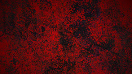 Wall Mural - Abstract red grunge decorative. Red stucco wall background