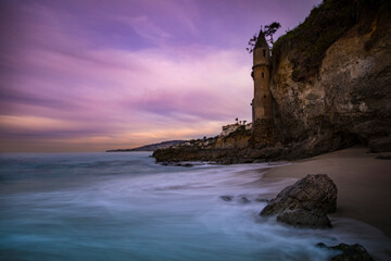 Canvas Print - sunset over the sea