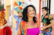 © kleberpicui - Portrait of a Brazilian woman during a carnival block