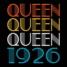 Queen Born In 1926 Vintage Birthday