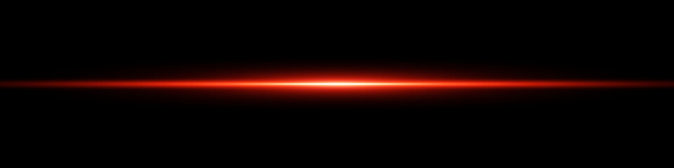 Wall Mural - abstract red laser beam. transparent isolated on black background. vector illustration.the lighting 