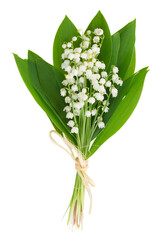 Canvas Print - lilly of the valley posy