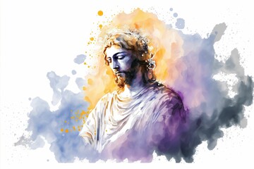 religious spiritual illustration background faith art prayer christianity digital artwork
jesus christ god holy saint saviour disciple christian bible biblical scene
meditation generative ai art
