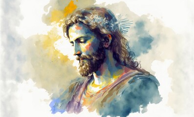 religious spiritual illustration background faith art prayer christianity digital artwork jesus chri