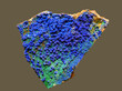 azurite with malachite mineral rock specimen