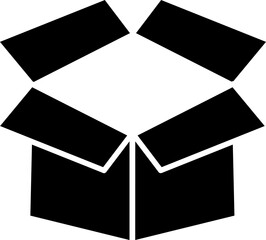 Poster - box icon ,Vector Illustration trendy style on white background..eps