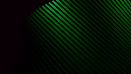 Poster - Striped 3d structure bends and rotates. Design. Curved abstract spiral moving on black background. Curved structure rotates in dark space