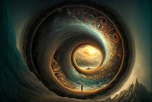 Vortex Dreaming Surrealism Abstract Background