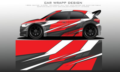 Wall Mural - car livery graphic vector. abstract grunge background design for vehicle vinyl wrap and car branding