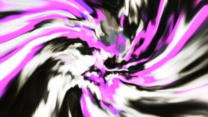 Poster - Streams of moving abstract spots in energy spiral. Motion. Lines of colors move in spiral flow. Spotted energy flows in spiral
