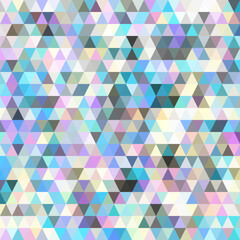 Aufkleber - Geometric abstract pattern in low poly style.