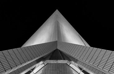 Poster - Exterior of modern architecture. Building abstract background
