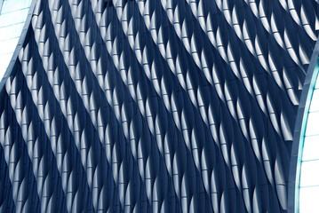 Aufkleber - Exterior of modern architecture. Building abstract background